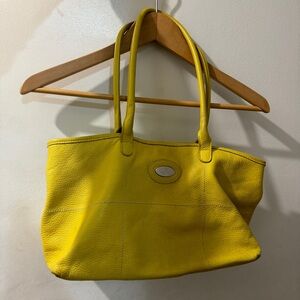 Furla Vibrant Yellow Tote Bag